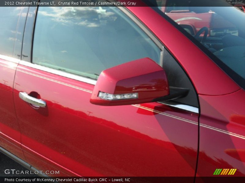 Crystal Red Tintcoat / Cashmere/Dark Gray 2012 Chevrolet Traverse LT