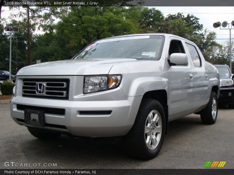 Billet Silver Metallic / Gray 2008 Honda Ridgeline RTL