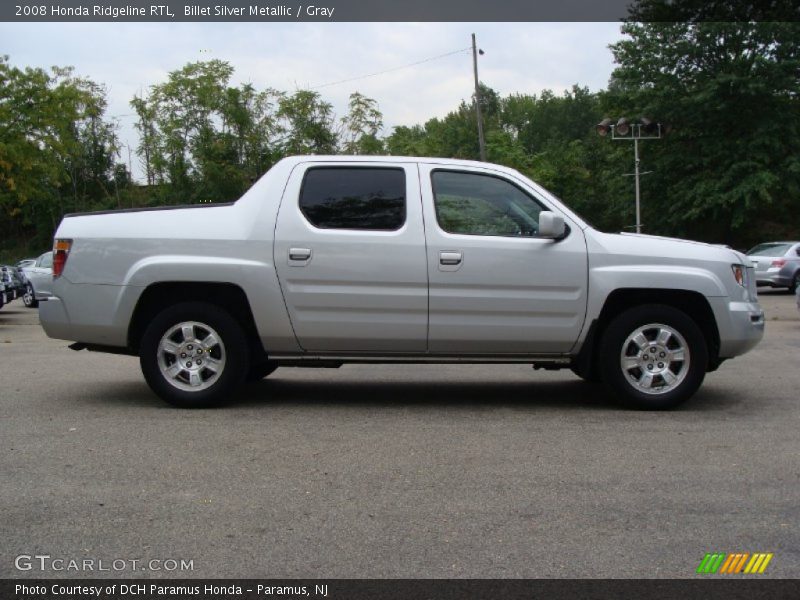 Billet Silver Metallic / Gray 2008 Honda Ridgeline RTL