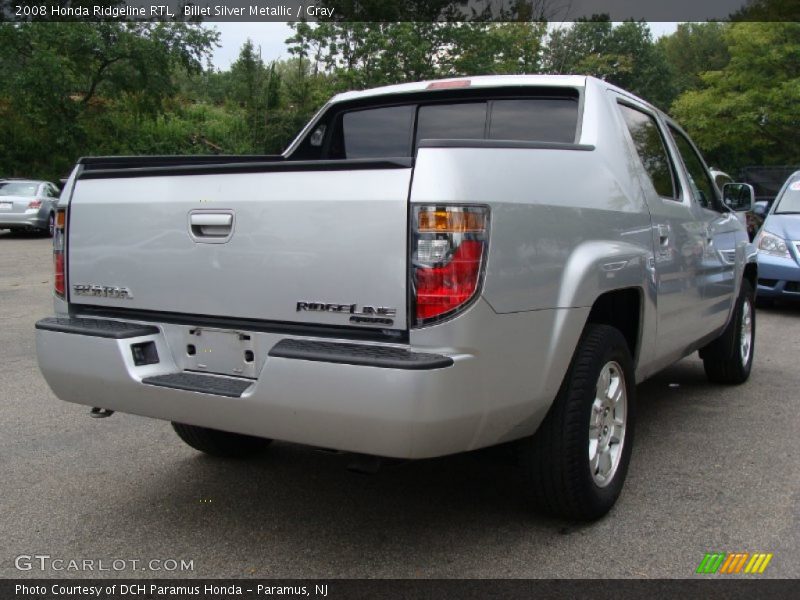 Billet Silver Metallic / Gray 2008 Honda Ridgeline RTL