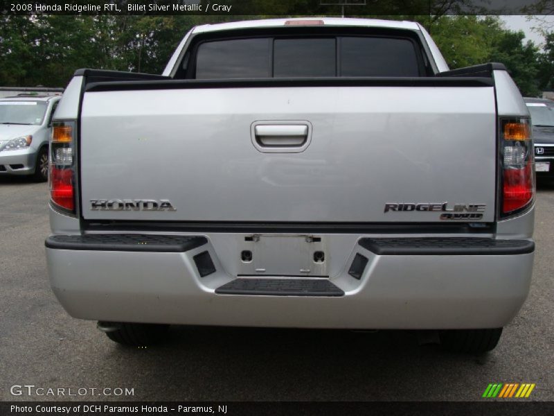 Billet Silver Metallic / Gray 2008 Honda Ridgeline RTL