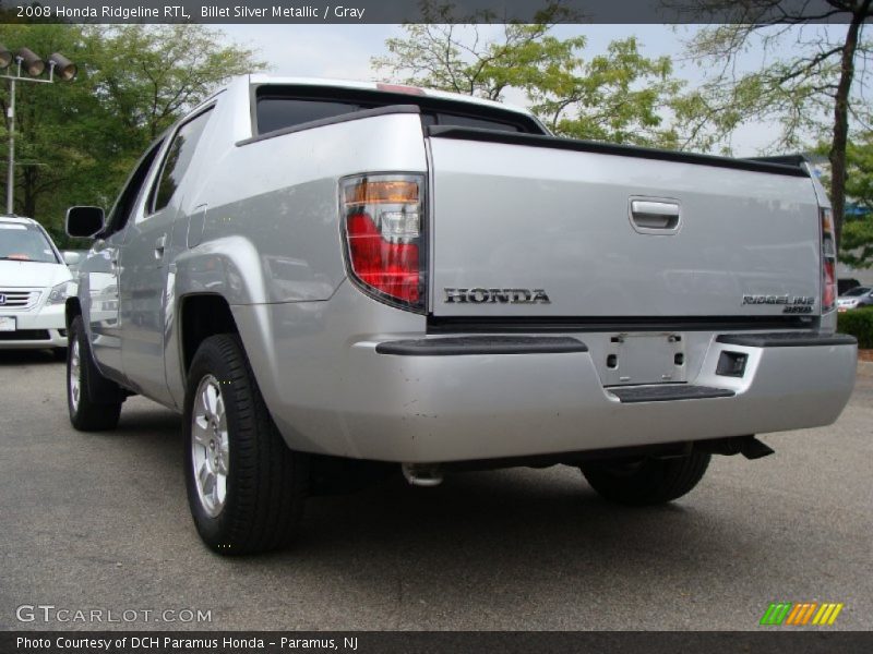 Billet Silver Metallic / Gray 2008 Honda Ridgeline RTL