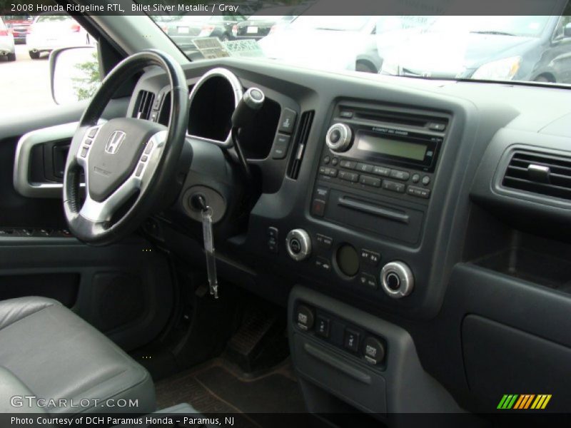 Billet Silver Metallic / Gray 2008 Honda Ridgeline RTL