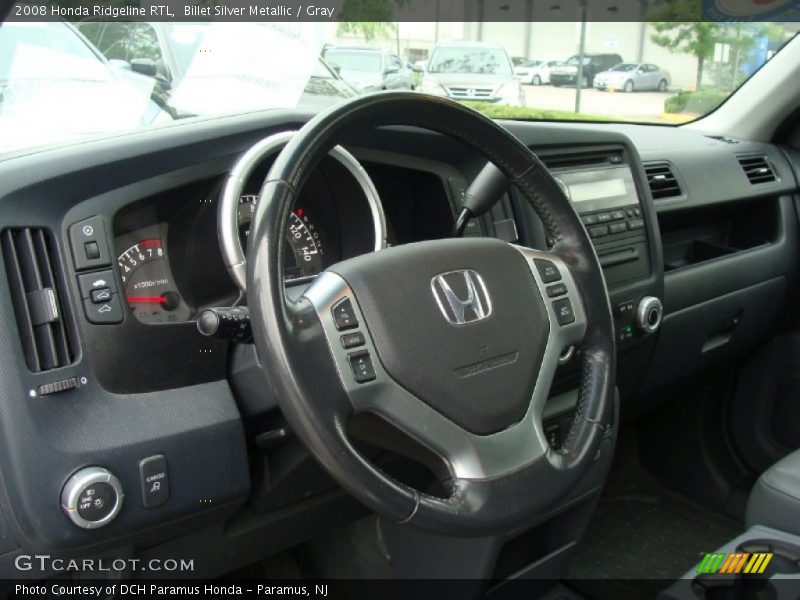 Billet Silver Metallic / Gray 2008 Honda Ridgeline RTL
