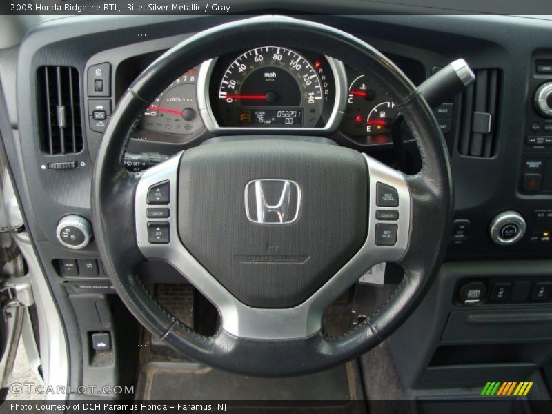 Billet Silver Metallic / Gray 2008 Honda Ridgeline RTL