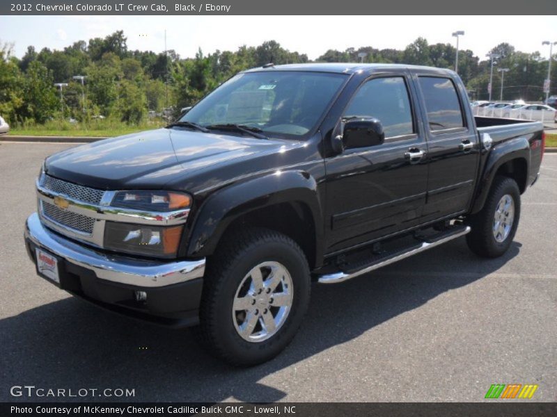 Black / Ebony 2012 Chevrolet Colorado LT Crew Cab