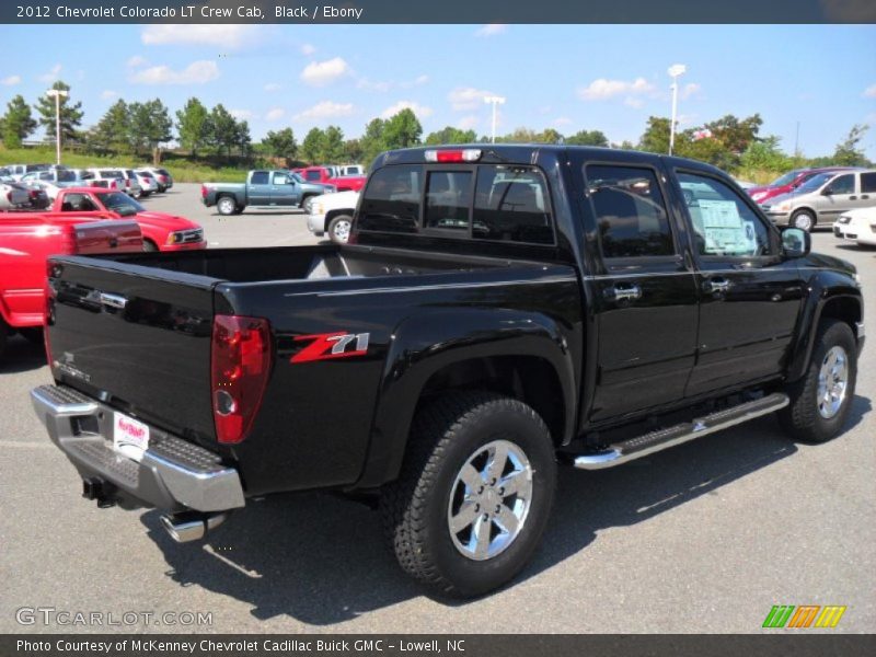 Black / Ebony 2012 Chevrolet Colorado LT Crew Cab