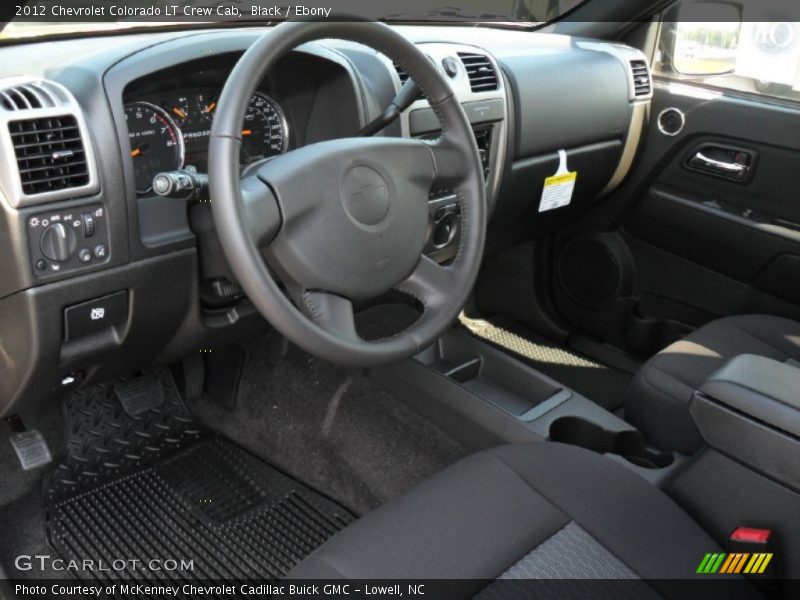 Ebony Interior - 2012 Colorado LT Crew Cab 