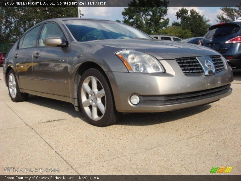 Spirited Bronze Pearl / Frost 2005 Nissan Maxima 3.5 SE