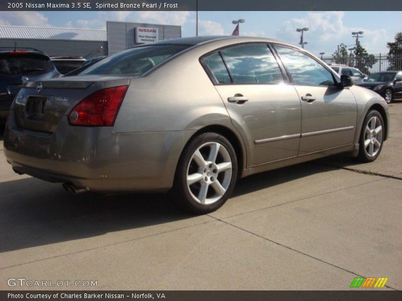 Spirited Bronze Pearl / Frost 2005 Nissan Maxima 3.5 SE