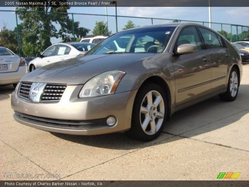 Spirited Bronze Pearl / Frost 2005 Nissan Maxima 3.5 SE