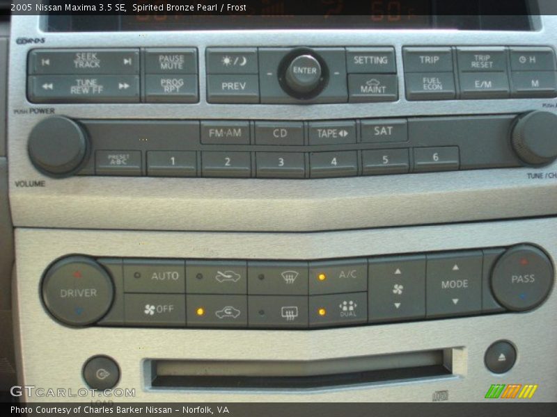 Spirited Bronze Pearl / Frost 2005 Nissan Maxima 3.5 SE