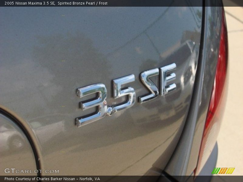 Spirited Bronze Pearl / Frost 2005 Nissan Maxima 3.5 SE