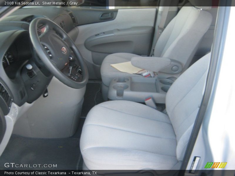 Silver Metallic / Gray 2008 Kia Sedona LX