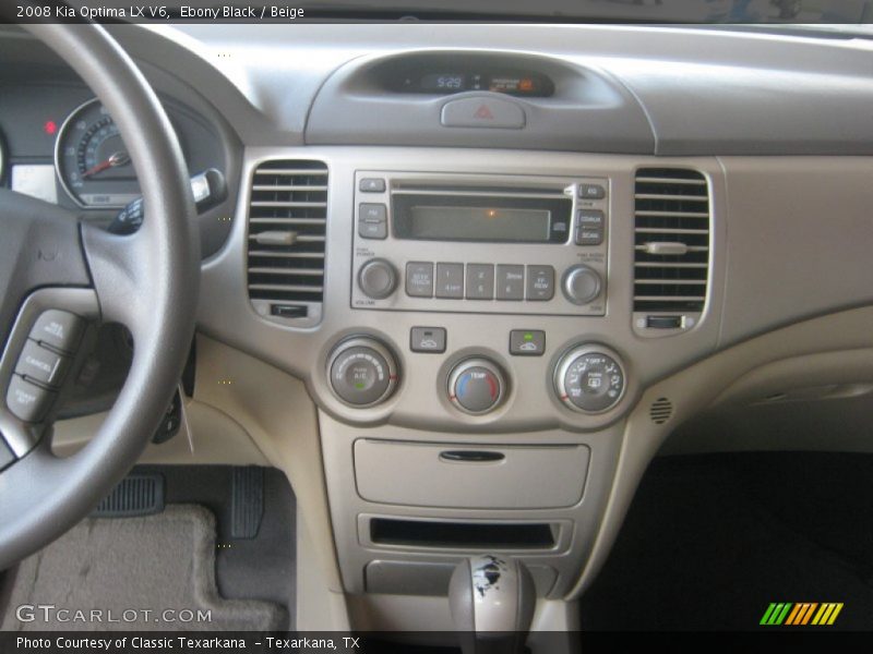 Ebony Black / Beige 2008 Kia Optima LX V6