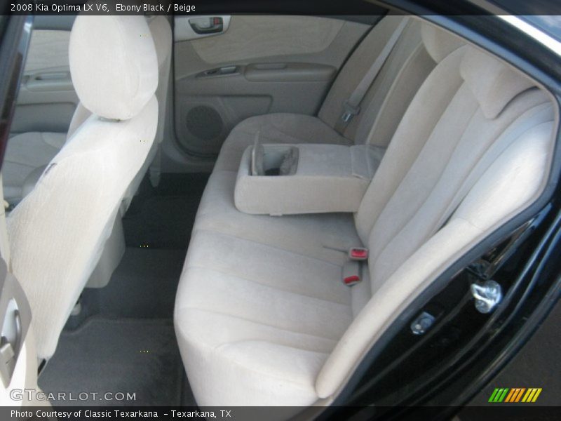 Ebony Black / Beige 2008 Kia Optima LX V6