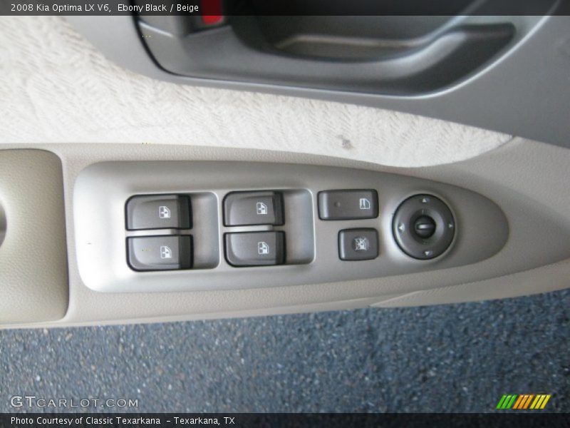 Ebony Black / Beige 2008 Kia Optima LX V6