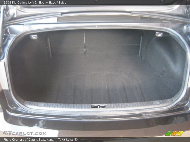 Ebony Black / Beige 2008 Kia Optima LX V6