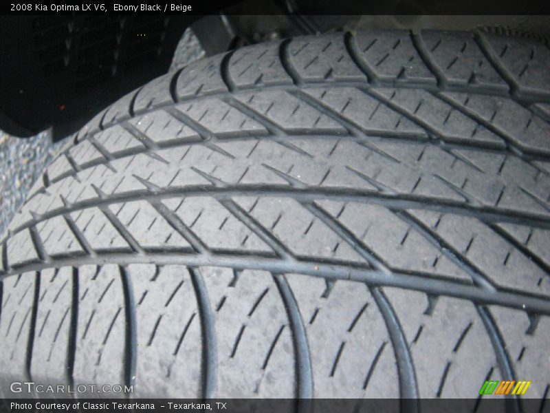 Ebony Black / Beige 2008 Kia Optima LX V6