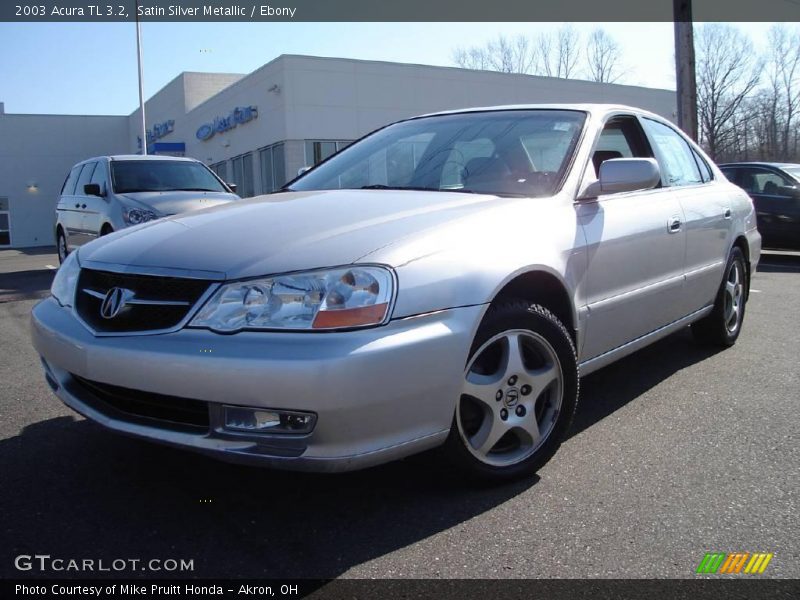 Satin Silver Metallic / Ebony 2003 Acura TL 3.2