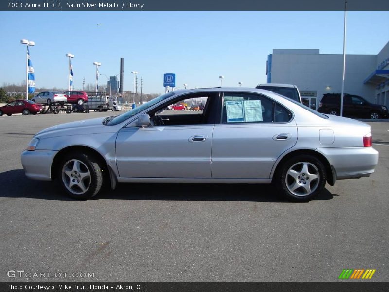 Satin Silver Metallic / Ebony 2003 Acura TL 3.2