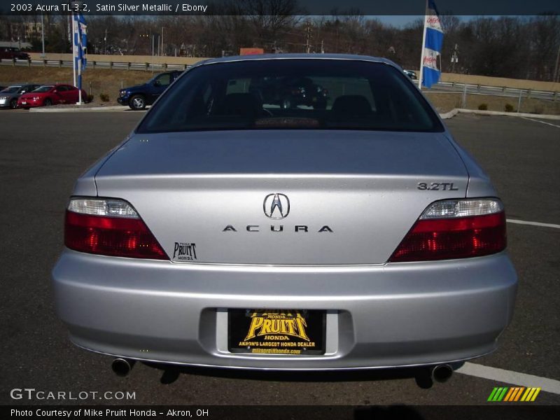 Satin Silver Metallic / Ebony 2003 Acura TL 3.2
