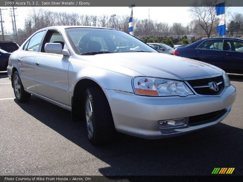 Satin Silver Metallic / Ebony 2003 Acura TL 3.2