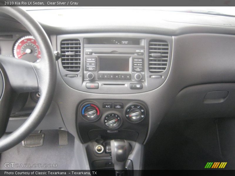 Clear Silver / Gray 2010 Kia Rio LX Sedan