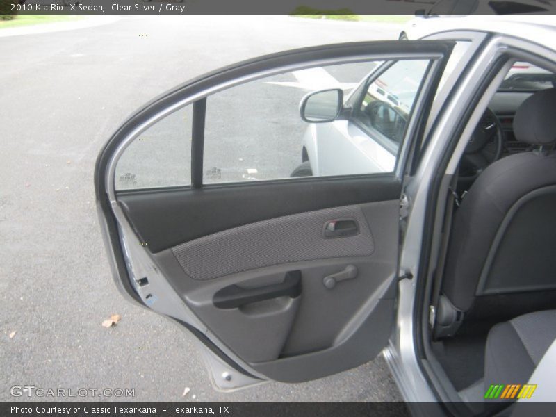 Clear Silver / Gray 2010 Kia Rio LX Sedan