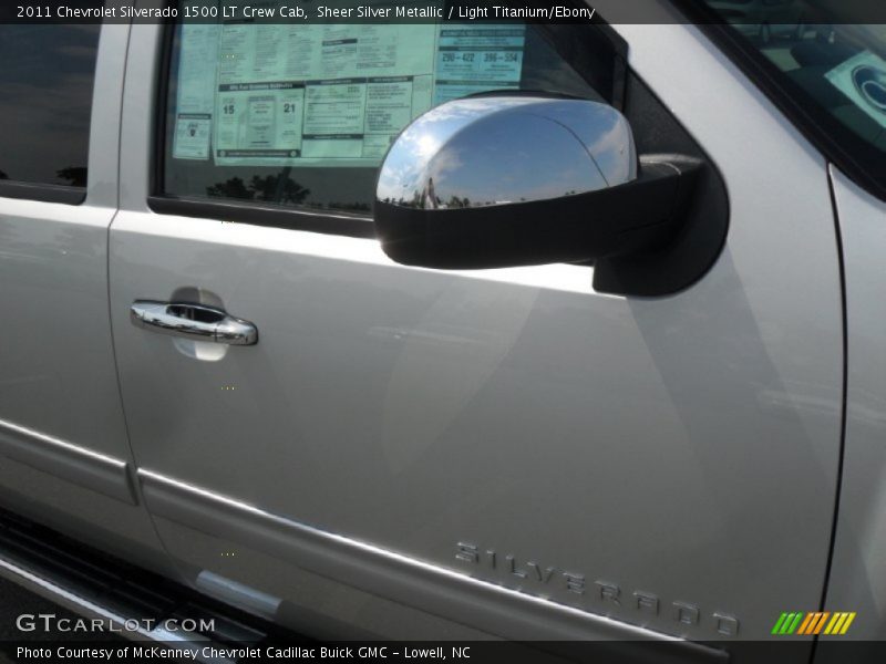Sheer Silver Metallic / Light Titanium/Ebony 2011 Chevrolet Silverado 1500 LT Crew Cab