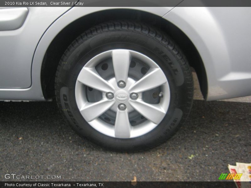 Clear Silver / Gray 2010 Kia Rio LX Sedan