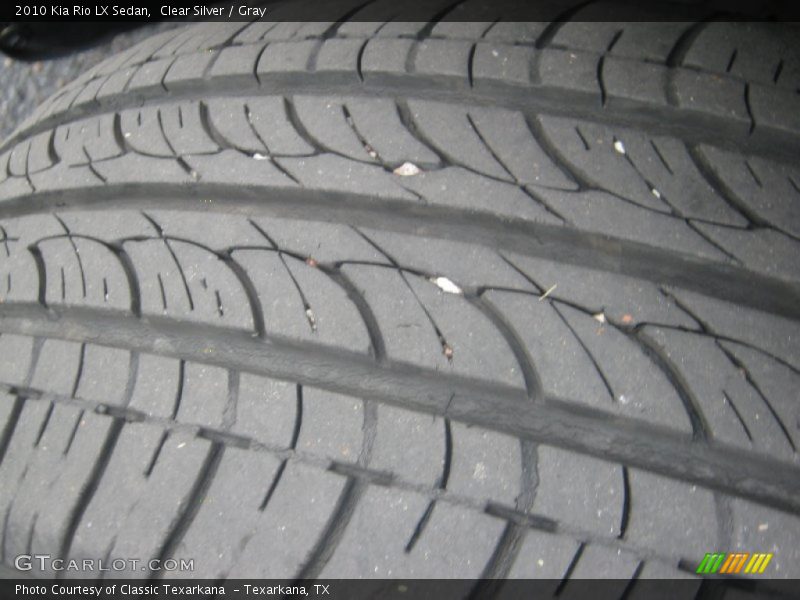 Clear Silver / Gray 2010 Kia Rio LX Sedan