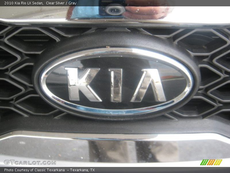 Clear Silver / Gray 2010 Kia Rio LX Sedan