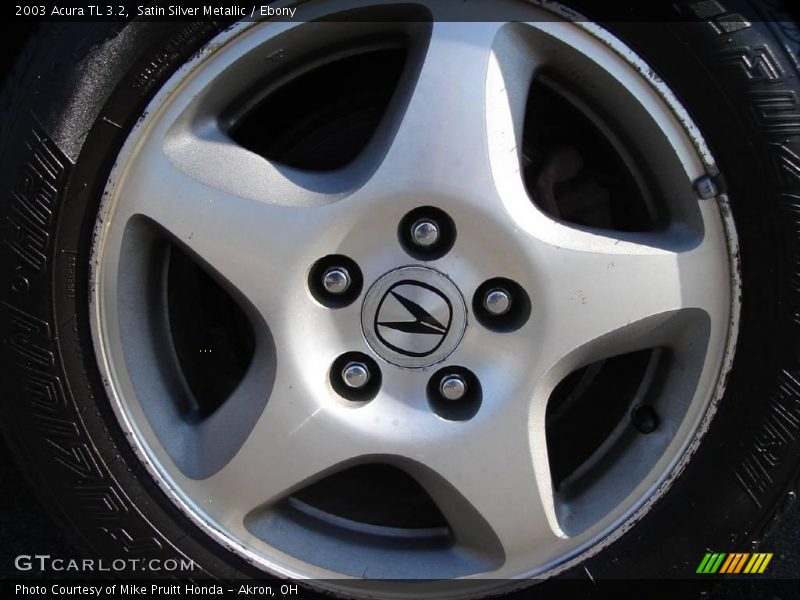 Satin Silver Metallic / Ebony 2003 Acura TL 3.2