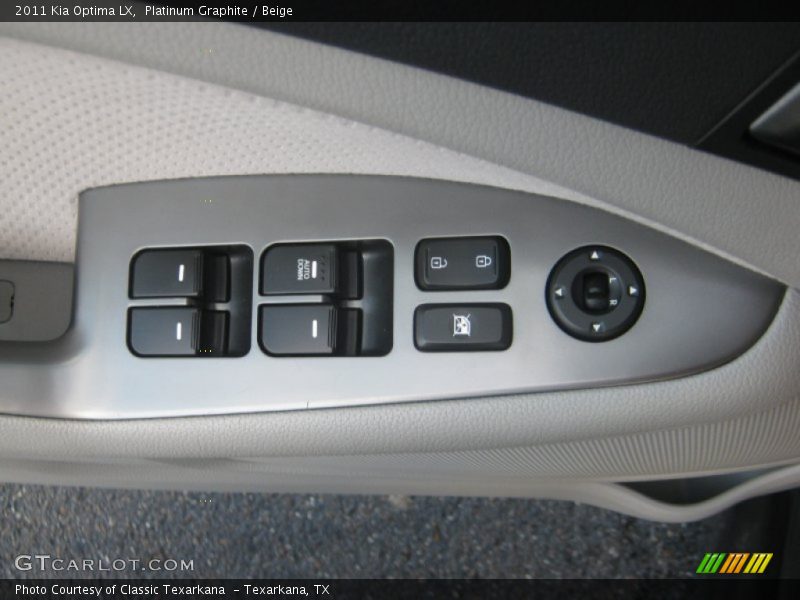 Platinum Graphite / Beige 2011 Kia Optima LX