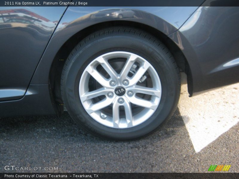 Platinum Graphite / Beige 2011 Kia Optima LX