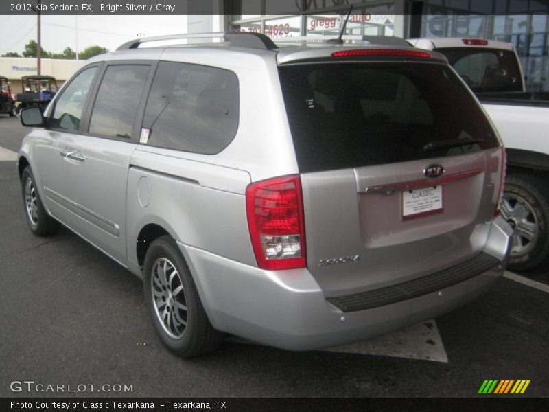 Bright Silver / Gray 2012 Kia Sedona EX