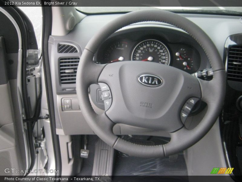 Bright Silver / Gray 2012 Kia Sedona EX