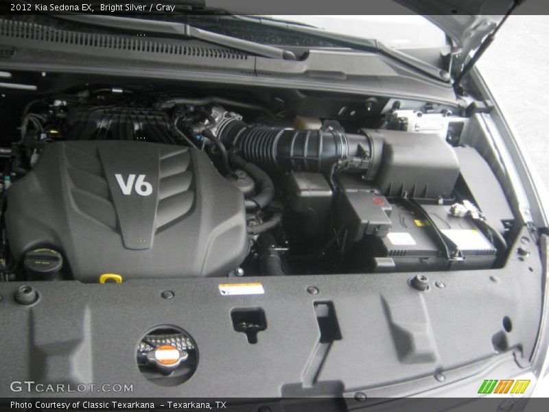 Bright Silver / Gray 2012 Kia Sedona EX