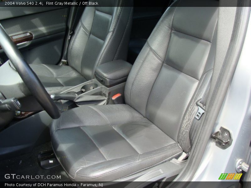 Flint Gray Metallic / Off Black 2004 Volvo S40 2.4i