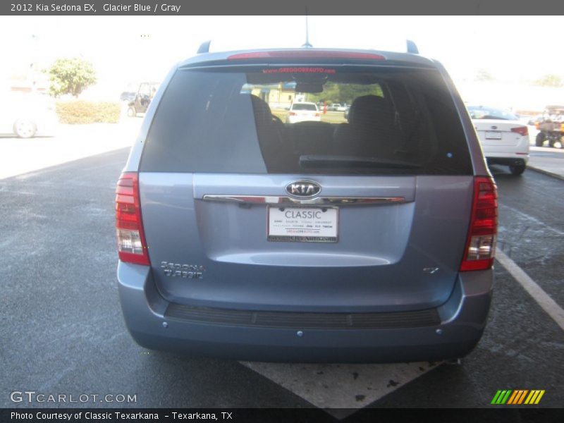 Glacier Blue / Gray 2012 Kia Sedona EX