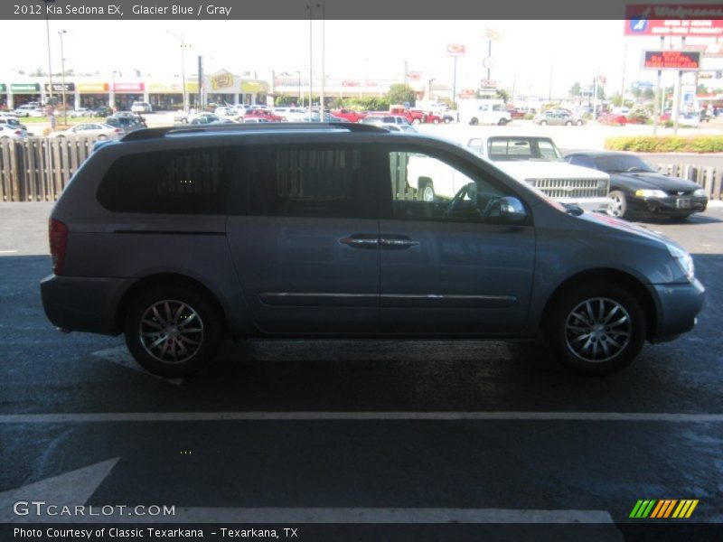 Glacier Blue / Gray 2012 Kia Sedona EX