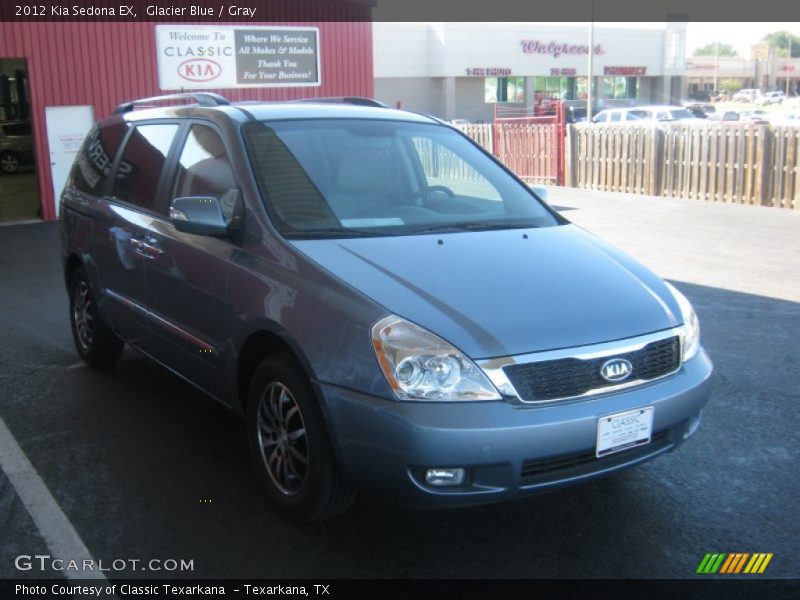 Glacier Blue / Gray 2012 Kia Sedona EX