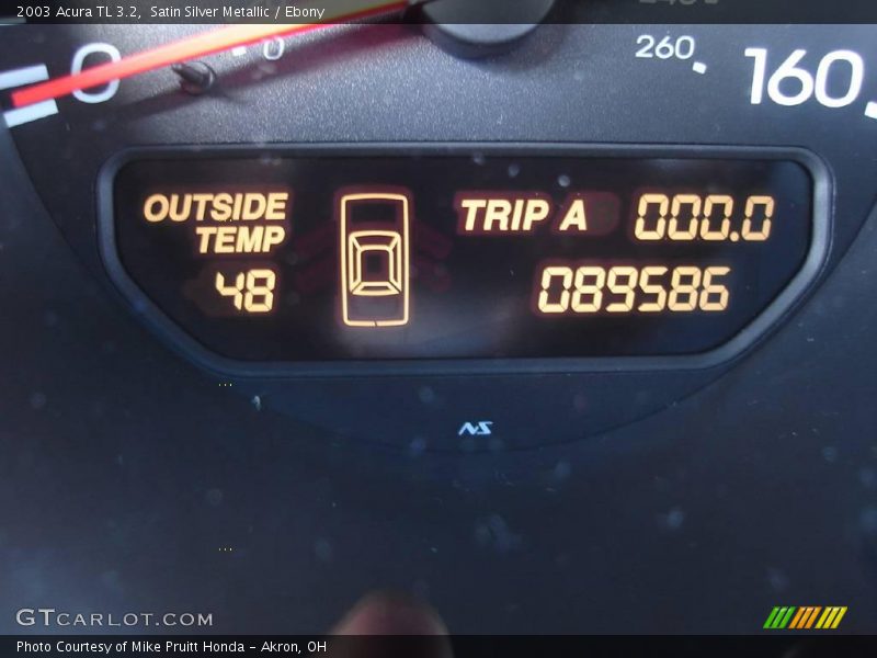 Satin Silver Metallic / Ebony 2003 Acura TL 3.2