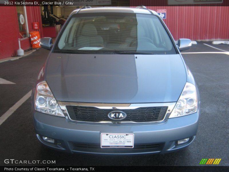 Glacier Blue / Gray 2012 Kia Sedona EX