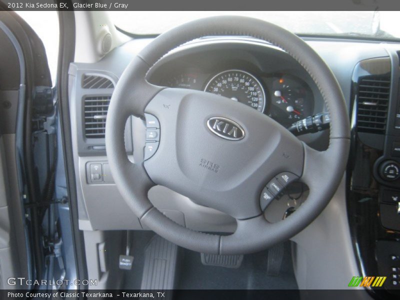 Glacier Blue / Gray 2012 Kia Sedona EX