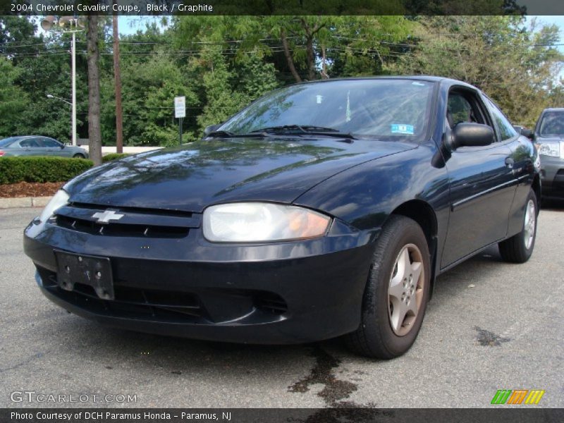 Black / Graphite 2004 Chevrolet Cavalier Coupe