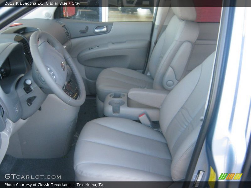 Glacier Blue / Gray 2012 Kia Sedona EX