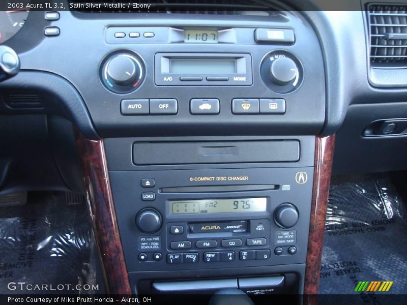 Satin Silver Metallic / Ebony 2003 Acura TL 3.2