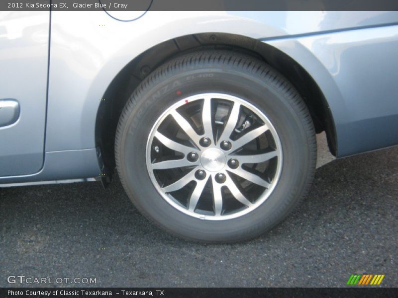 Glacier Blue / Gray 2012 Kia Sedona EX